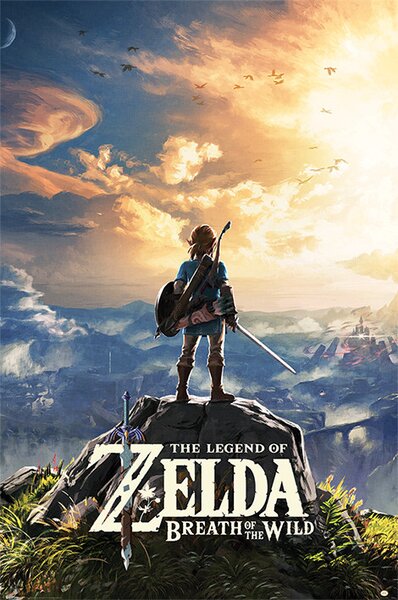 Poster The Legend Of Zelda: Breath Of The Wild - Sunset