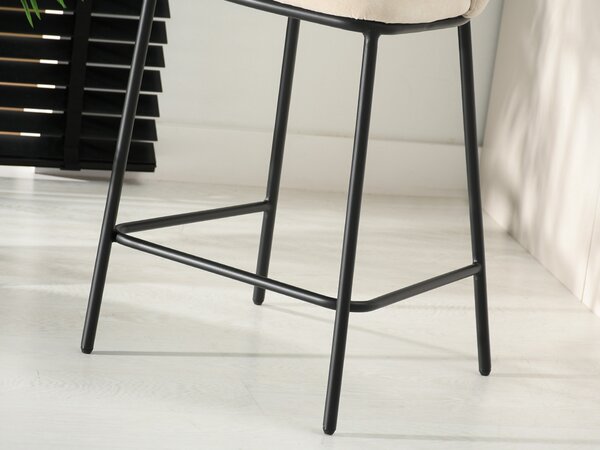 Scaun bar Kurkum (bej + negru). Promo -22%. 1136396