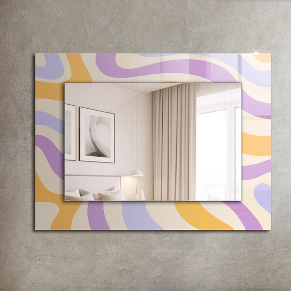 Oglindomat.ro Oglinda perete decorativa Oglinda perete decorativa Motive colorate lpp-00277374