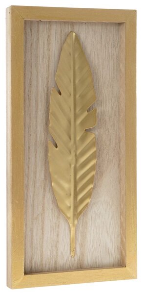 Decoratiune din lemn Penna Gold