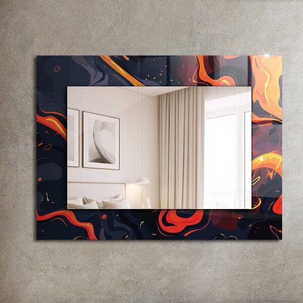 Oglindomat.ro Decor oglinda Decor oglinda Lavă vulcanică lpp-00277387