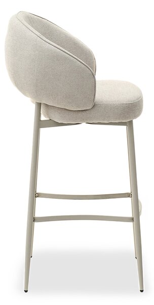 Scaun bar Ravelianto (bej + gri). Promo -22%. 1136418