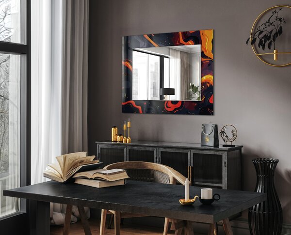 Oglindomat.ro Decor oglinda Decor oglinda Lavă vulcanică lpp-00277387
