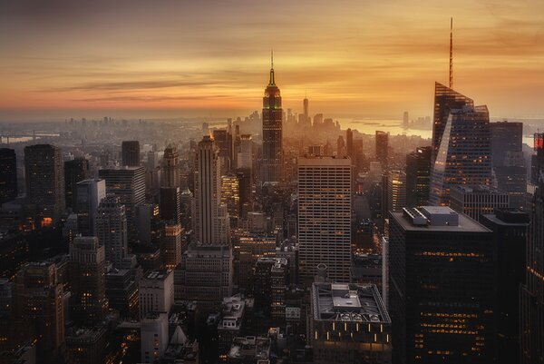 Fotografie de artă Manhattan's light, Jorge Ruiz Dueso, (40 x 26.7 cm)