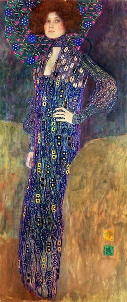 Gustav Klimt - Reproducere Emilie Floege, 1902, (21.1 x 50 cm)