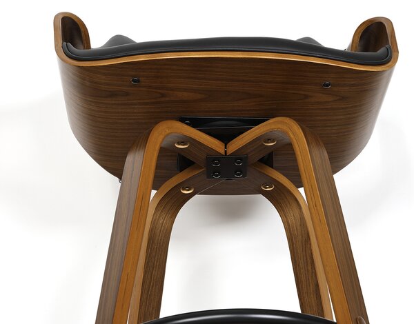 Scaun bar Rolenzono H65 (negru). Promo -22%. 1136423