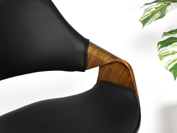 Scaun bar Rolenzono H65 (negru). Promo -22%. 1136423