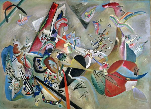 Wassily Kandinsky - Reproducere In the Grey, 1919, (40 x 30 cm)
