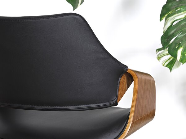 Scaun bar Rolenzono H75 (negru). Promo -22%. 1136425