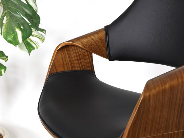 Scaun bar Rolenzono H75 (negru). Promo -22%. 1136425