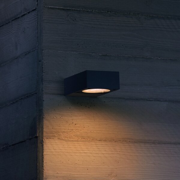 Ideal Lux - Aplica de perete pentru exterior SIRIO 1xGX53/9W/230V IP65, maro