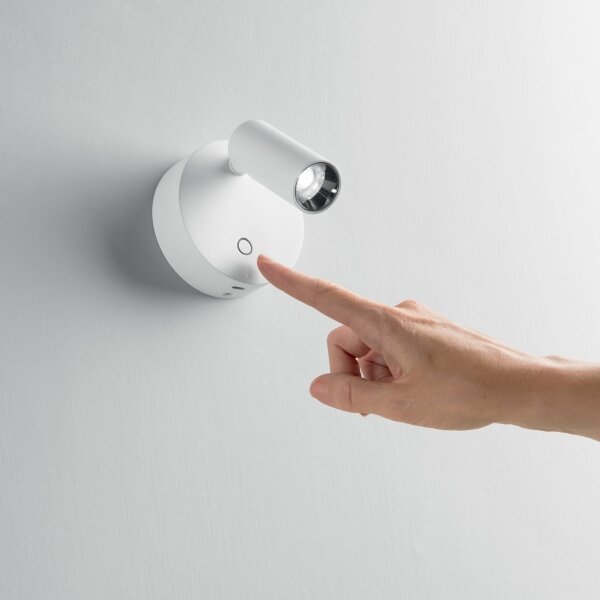 Ideal Lux - Aplica spot LED dimabilă ELF, 3W, 230V, CRI 95, alb