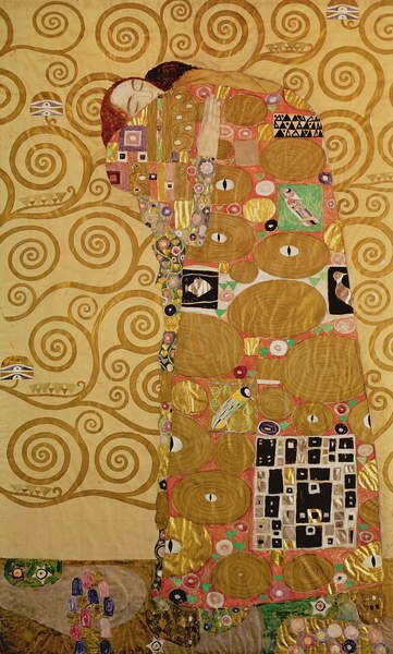 Reproducere Fulfilment (Stoclet Frieze) c.1905-09, Gustav Klimt