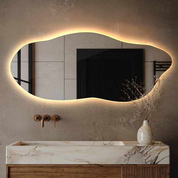 Oglindomat.ro Oglinda forma neregulata led Oglinda forma neregulata led 35x80 cm barble-35x80-00000000