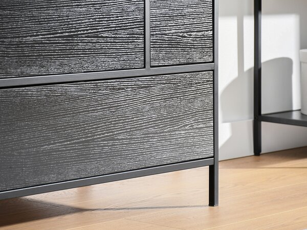 Comodă Samboan (negru). Promo -13%. 1136430