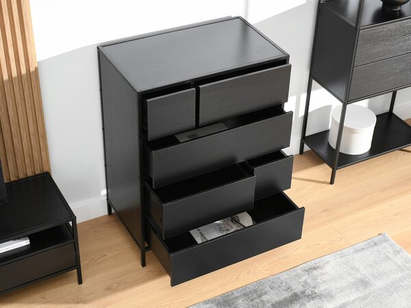 Comodă Samboan (negru). Promo -13%. 1136430