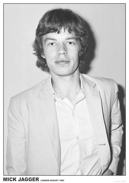 Poster Mick Jagger - Rediffusion TV Studio, Wembley, London 27th August 1965, (59.4 x 84 cm)