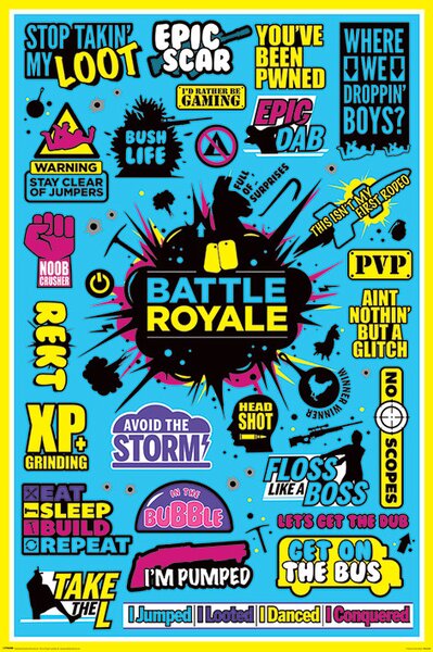 Poster Battle Royale - Infographic