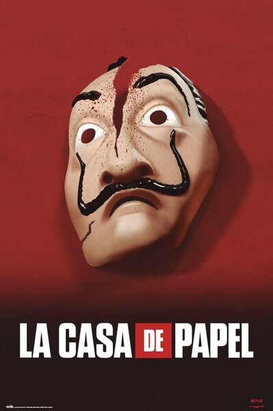 Poster La Casa De Papel - Mask, (61 x 91.5 cm)