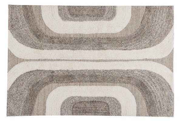 Covor gri/bej din amestesc de lână 170x240 cm Moro – WOOOD