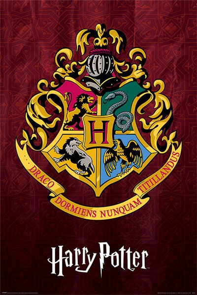 Poster Harry Potter - Hogwarts School Crest, (61 x 91.5 cm)