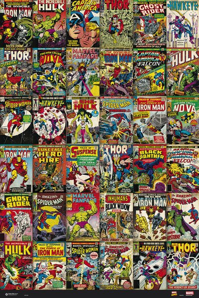 Poster Marvel - Classic Cover, (61 x 91.5 cm)