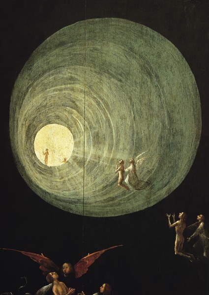 Hieronymus Bosch - Reproducere The Ascent of the Blessed, detail, (30 x 40 cm)