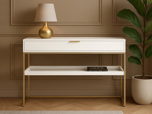 Măsuță consolă Nicamente (auriu). Promo -21%. 1136448