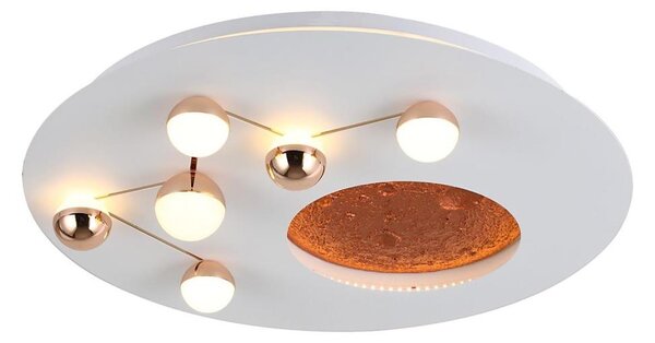 Plafonieră LED MARS, 48 W, 230 V, 3000 K, alb