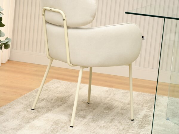 Scaun sufragerie Aguado (crem). Promo -15%. 1136453
