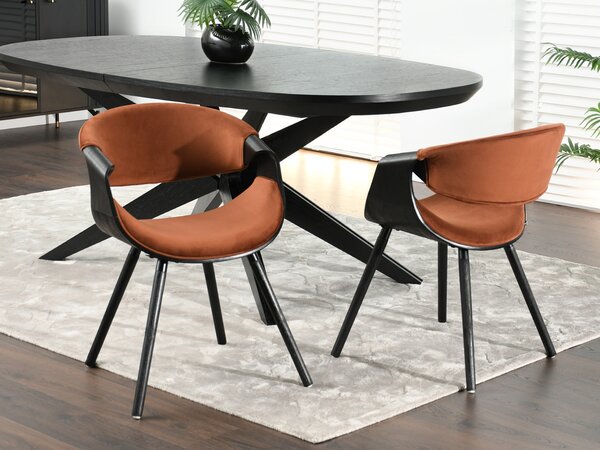 Scaun sufragerie Busque (negru). Promo -14%. 1136456