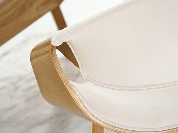 Scaun sufragerie Busque (crem + stejar). Promo -13%. 1136459