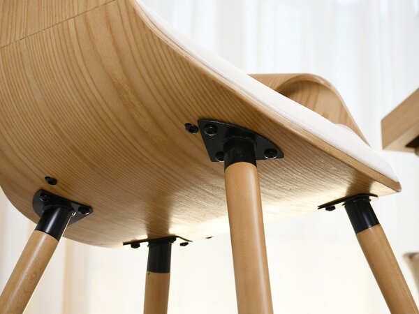 Scaun sufragerie Busque (crem + stejar). Promo -13%. 1136459