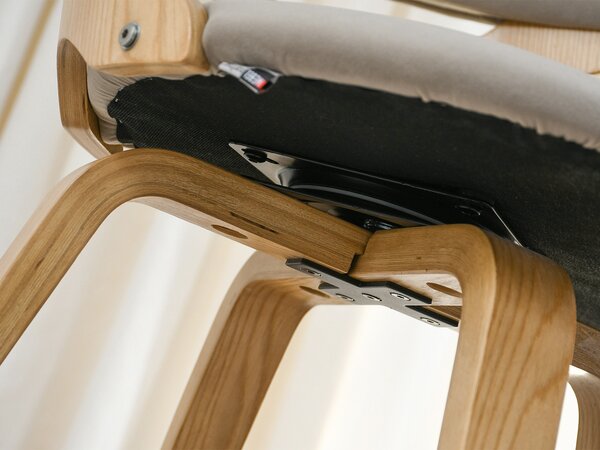 Scaun sufragerie Bagdad (bej + stejar). Promo -15%. 1136469