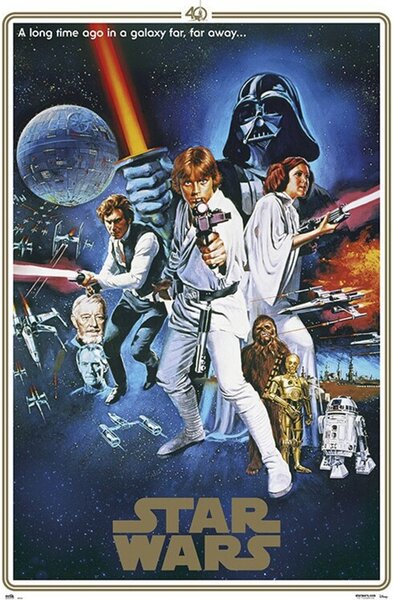 Poster Star Wars - 40th Anniversary One Sheet