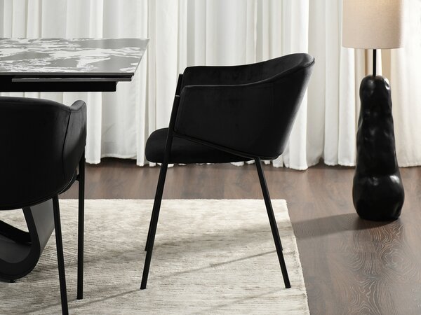 Scaun sufragerie Conquisto (negru). Promo -13%. 1136479