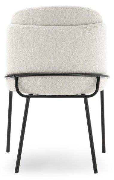 Scaun sufragerie Continuara (crem + negru). Promo -14%. 1136483