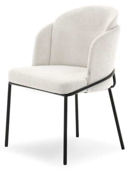 Scaun sufragerie Continuara (crem + negru). Promo -14%. 1136483