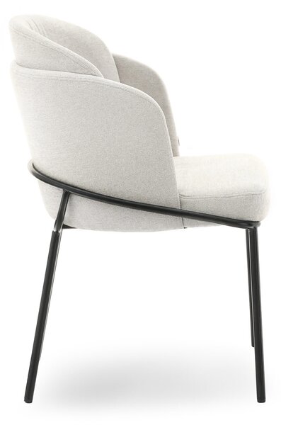 Scaun sufragerie Continuara (crem + negru). Promo -14%. 1136483