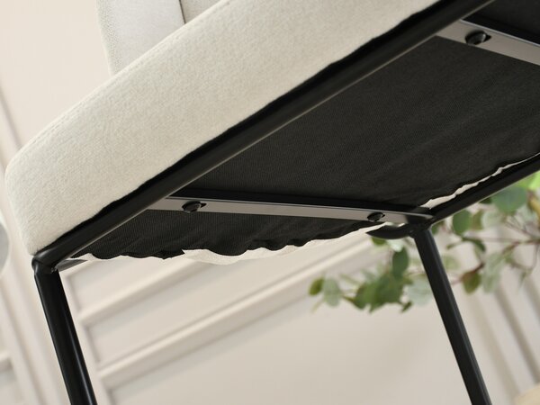 Scaun sufragerie Continuara (crem + negru). Promo -14%. 1136483