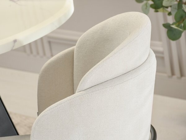 Scaun sufragerie Continuara (crem + negru). Promo -14%. 1136483