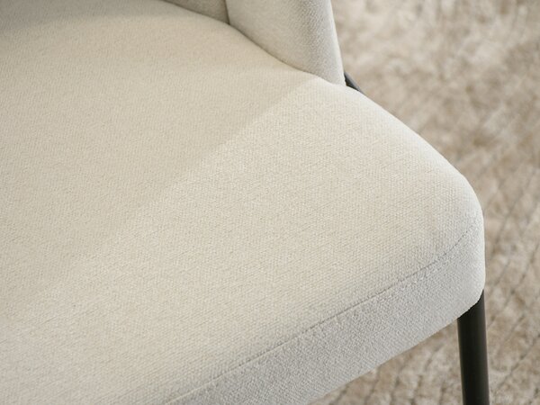 Scaun sufragerie Continuara (crem + negru). Promo -14%. 1136483