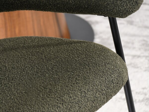 Scaun sufragerie Exigente (verde + negru). Promo -14%. 1136526