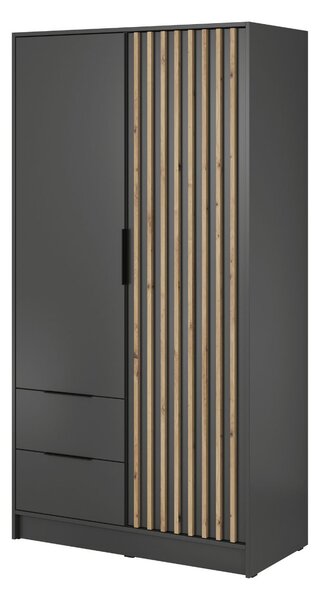 Dulap Nelly 2D grafit (105 cm)