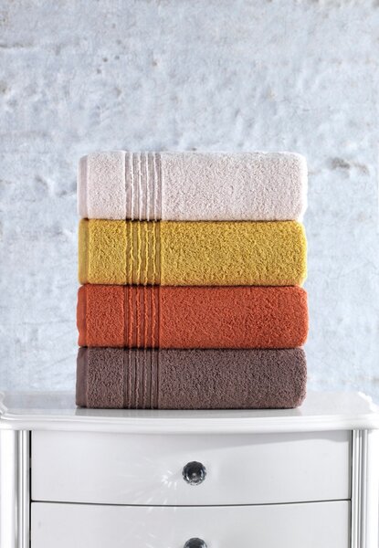 Set 4 prosoape bumbac 100%,Cotton Box, 50x90 cm, PLUMP ASORTI-2