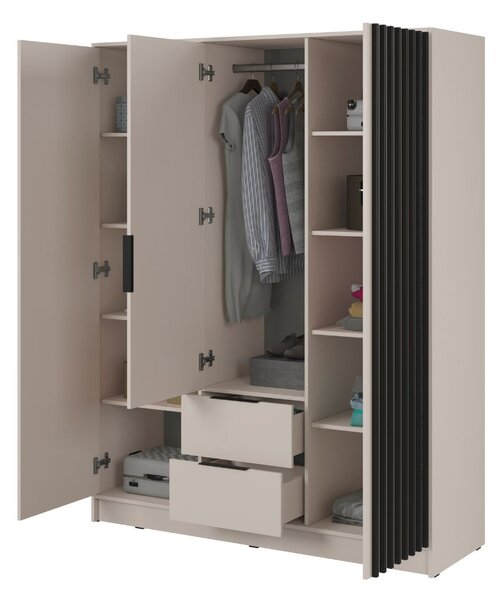 Dulap Nelly 3D cașmir (155 cm)
