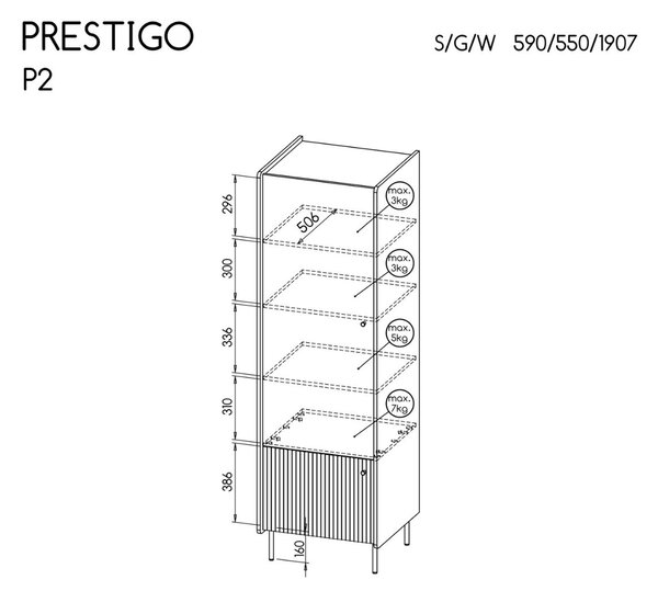 Dulap Prestigo P2