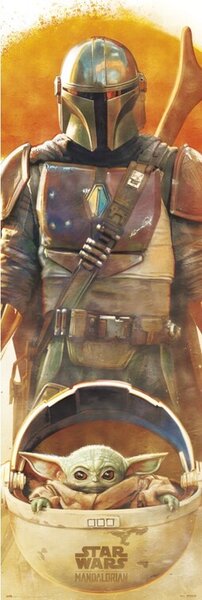 Poster Star Wars: The Mandalorian, (53 x 158 cm)