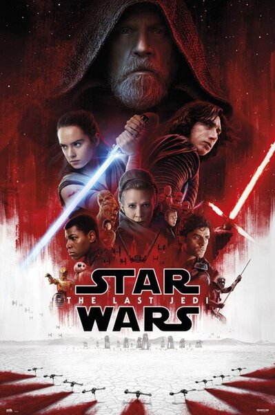 Poster Star Wars: Episode VIII - The Last Jedi - One Sheet, (61 x 91.5 cm)