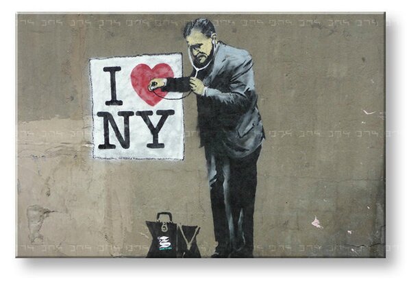 Tablouri 1-piese Street ART – Banksy BA026O1 (tablouri moderne)